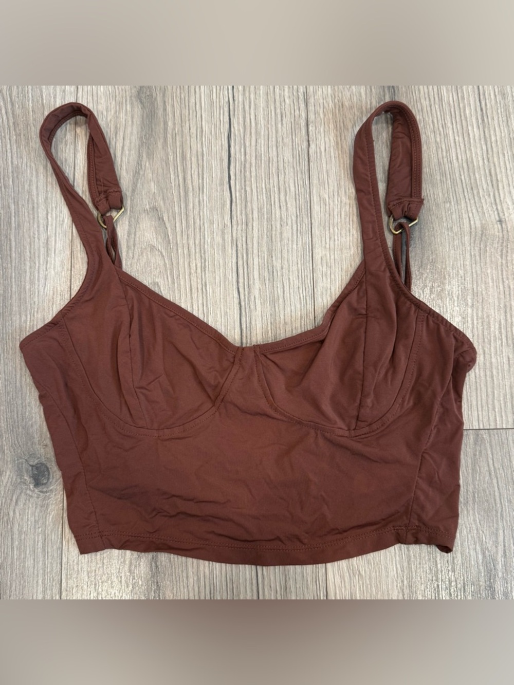 Free People Intimately Brown Bralette Crop Top